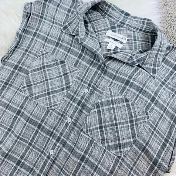 Treasure & Bond Drapey Plaid Shirt - Picture 3 of 10